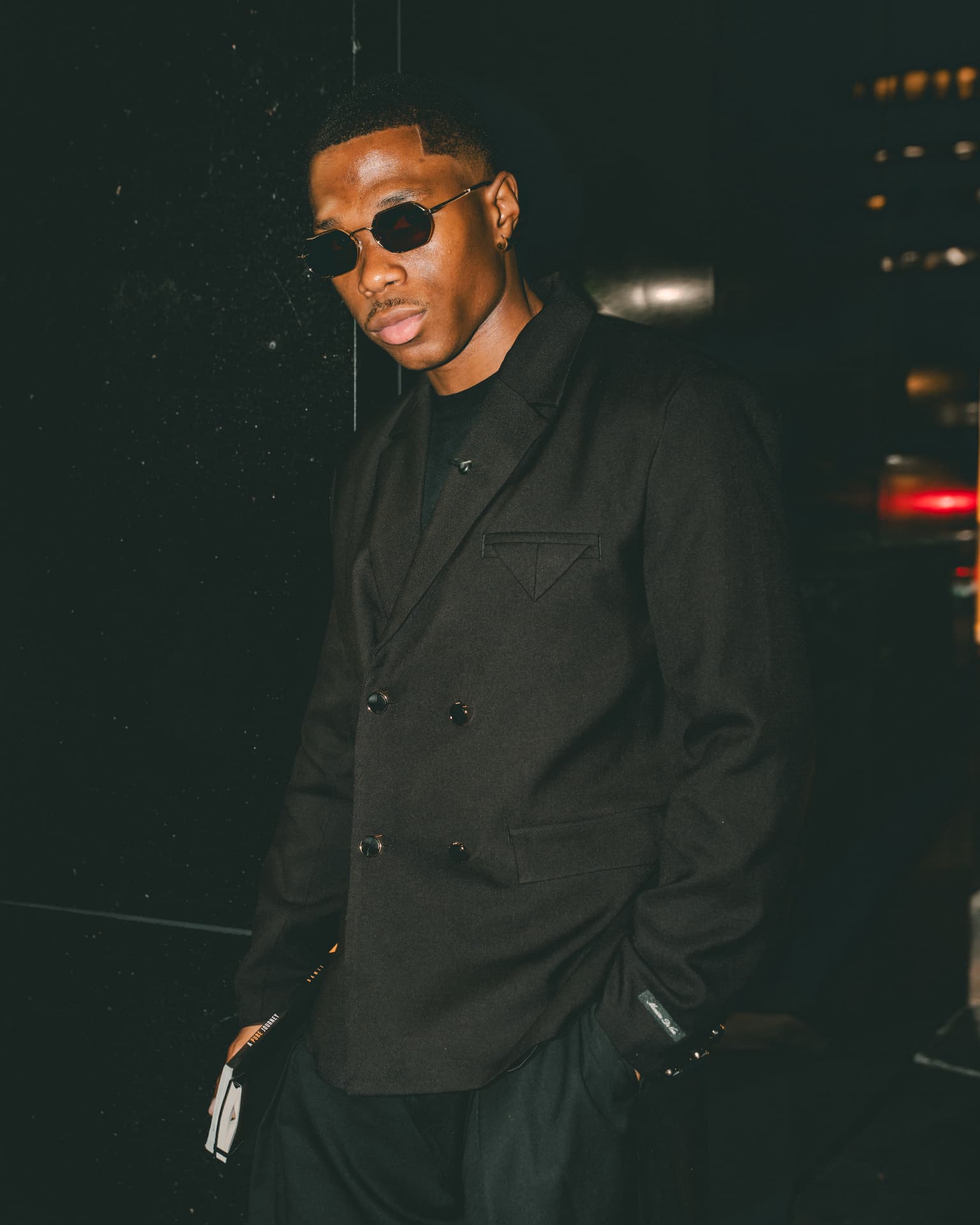 Damii photographed at night in New York